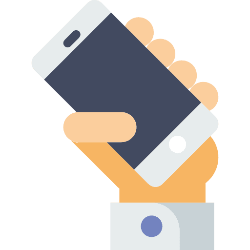 Image of person holding phone